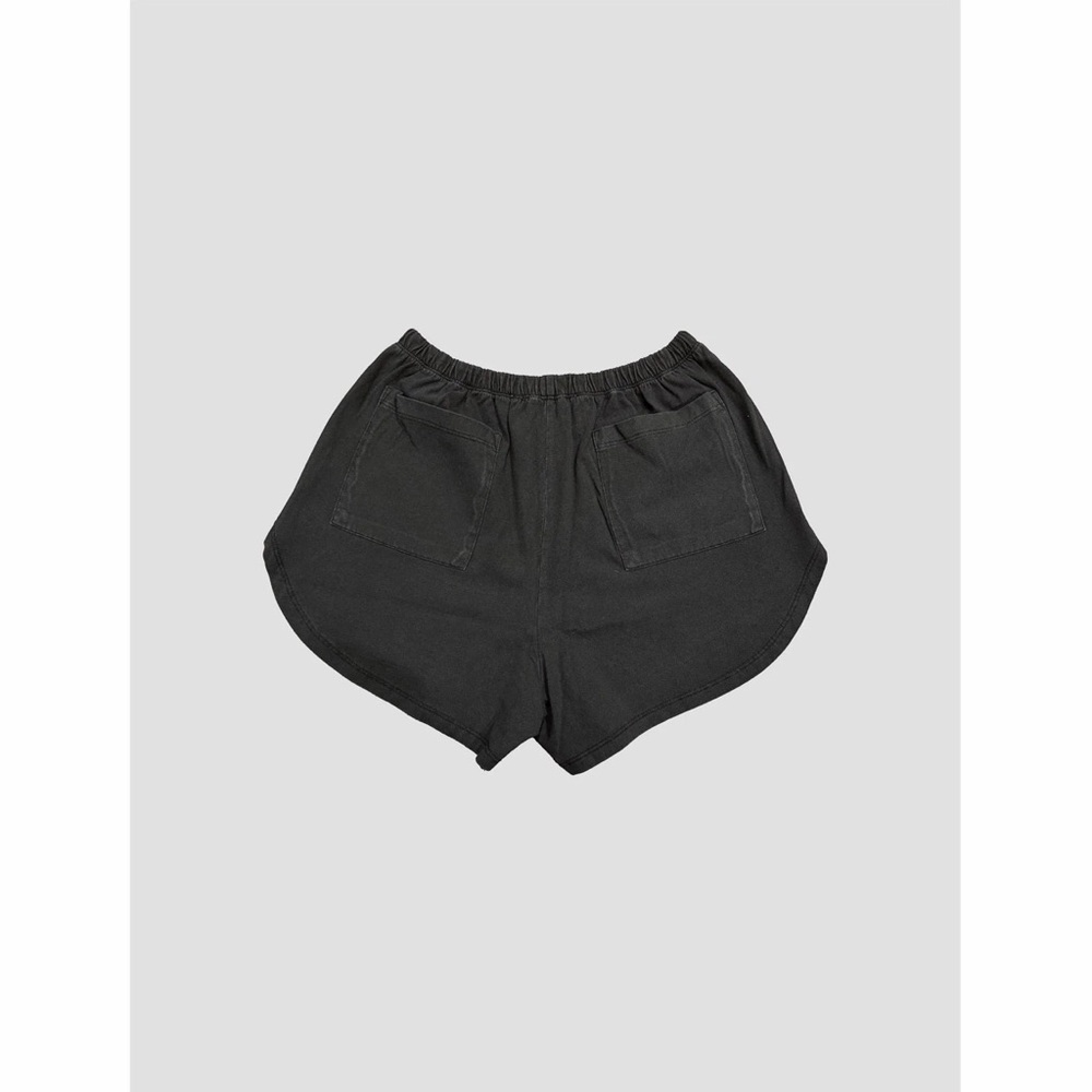 Mineral Washed Cotton Dolphin Shorts